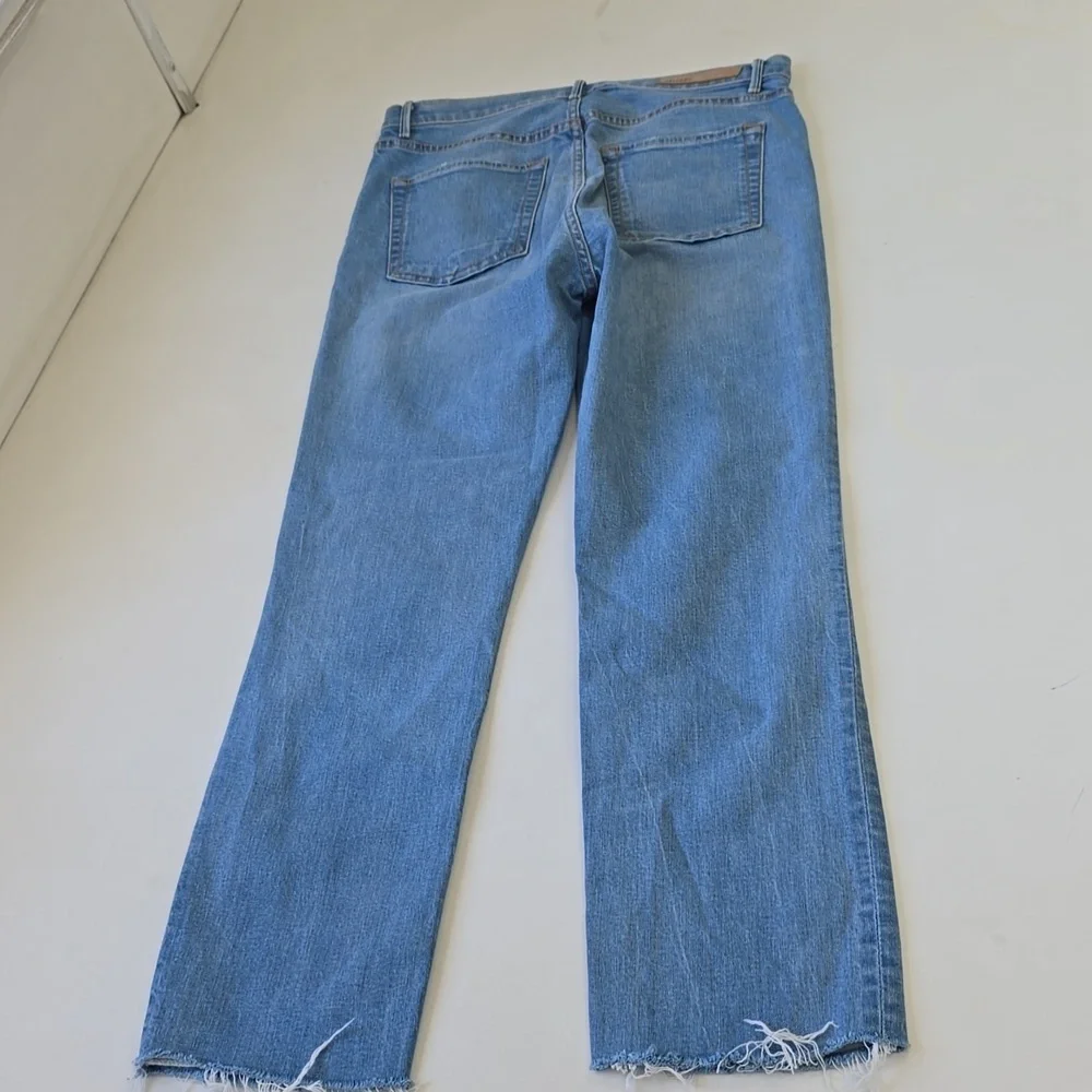 GRLFRND Reed High Rise Slim Crop Jeans Holding